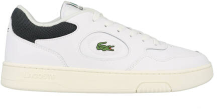Lacoste Lineset Sneakers Heren wit - donker groen - 43