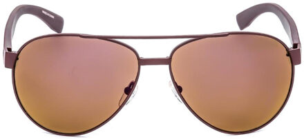 Lacoste Matte zonnebril heren (Bruin)
