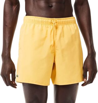 Lacoste Medium Cut Zwemshort Heren geel - S