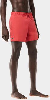 Lacoste Medium Cut Zwemshort Heren koraalrood - XL