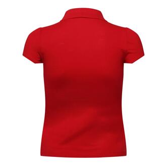 Lacoste Meisjes Mini Piqué Geschulpt Poloshirt (Rood) - 3J / 98cm