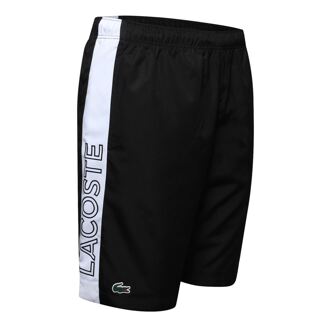Lacoste Men's Lacoste Colourblock Shorts in Black-White Zwart/wit - XL