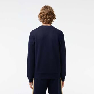 Lacoste Men's Lacoste Crewneck Colourblock Sweatshirt in Navy