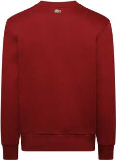Lacoste Men's Lacoste Crewneck Sweatshirt in Red - maat Rood