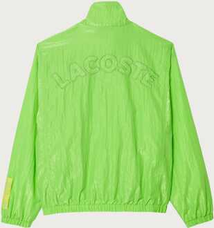 Lacoste Men's Lacoste Cropped Tracksuit Jacket in Black Zwart