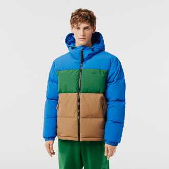 Lacoste Men's Lacoste Down Jacket in Multi colour - maat S/M Veelkleurig
