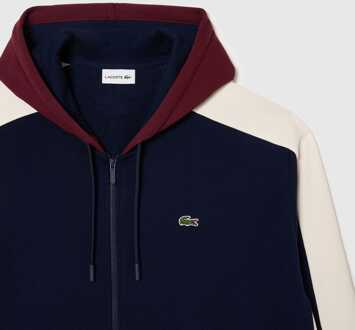 Lacoste Men's Lacoste Full-Zip Hoodie in Navy - maat 3XL (Lang)