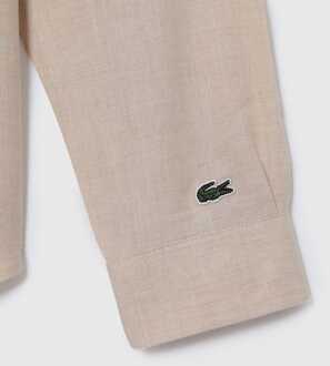 Lacoste Men's Lacoste Long Sleeve Shirt in Beige
