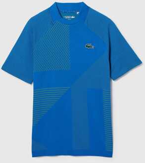 Lacoste Men's Lacoste Seamless Tennis Polo Shirt in Blue Blauw - M