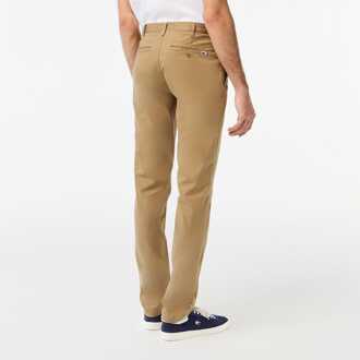Lacoste Men's Lacoste Slim-Fit Chinos in Beige - 30W/32L