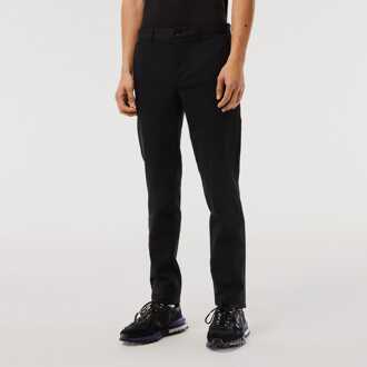 Lacoste Men's Lacoste Slim-Fit Chinos in Black Zwart