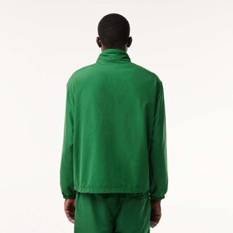 Lacoste Men's Lacoste Sportsuit Jacket with Removeable Hood in Green - maat Groen