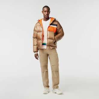 Lacoste Men's Lacoste Straight-Fit Cargo Pants in Beige - 32W/32L