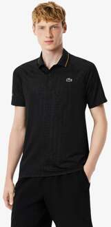 Lacoste Novak Djokovic Polo Heren-Zwart - S