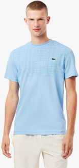 Lacoste Novak Djokovic T-shirt Heren-Lichtblauw - L
