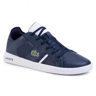 Lacoste Novas 120 1 SMA Heren Marine Blauw Sportschoenen - maat EU 40 / UK 6.5