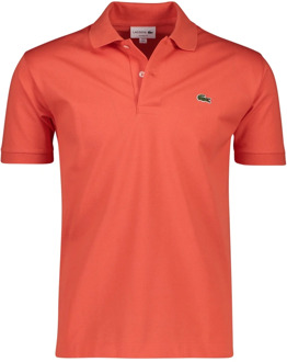 Lacoste Oranje Polo Shirt Lacoste , Orange , Heren - L,M,S,Xs