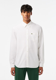 Lacoste Overhemd White   41 Wit