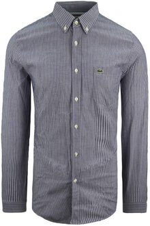 Lacoste Oxford regular fit heren blauw overhemd