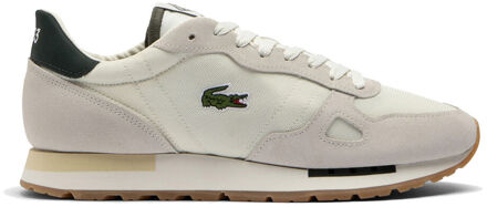 Lacoste Partner 70S Vrijtijdsschoen Heren-Wit,Donkergroen - 44.5