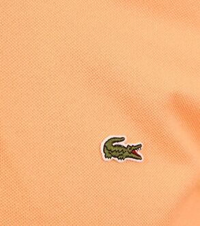 Lacoste Piqué Poloshirt Oranje - S
