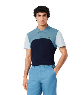 Lacoste Polo s25 navy lime blauw Veelkleurig - M