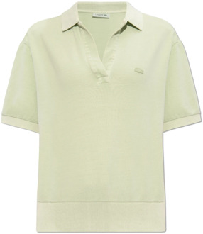 Lacoste Polo shirt met logo Lacoste , Green , Dames - M,S,Xs