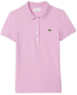 Lacoste Polo Shirts Lacoste , Pink , Dames - Xl,L,M,S