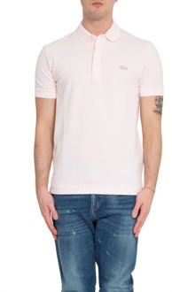 Lacoste Polo Shirts Lacoste , Pink , Heren - L,M
