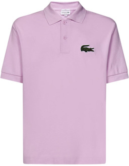 Lacoste Polo Shirts Lacoste , Pink , Heren - M,2Xs