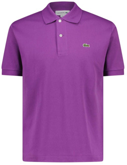 Lacoste Polo Shirts Lacoste , Purple , Heren - 2Xl,L,M,S