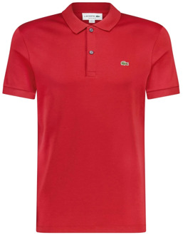 Lacoste Polo Shirts Lacoste , Red , Heren - 2Xl,L,M,S