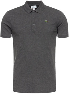 Lacoste Polo Sportpolo - Maat XS  - Mannen - grijs