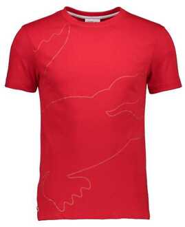 Lacoste Polo tee shirt flash Rood - XXL