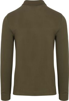 Lacoste Poloshirt Lange mouwen Donkergroen - L,M