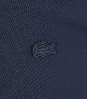 Lacoste Poloshirt Paris Pique Navy Donkerblauw