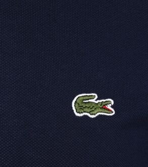 Lacoste Poloshirt Pique Longsleeve Donkerblauw - 3XL