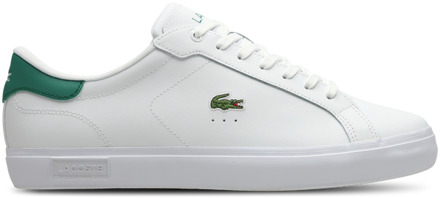Lacoste Powercourt Sneakers Heren - Wit - Maat 41 - Leer White