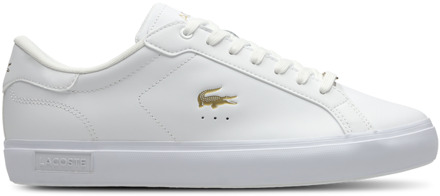 Lacoste Powercourt Sneakers Heren - Wit - Maat 42.5 - Leer White