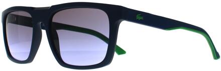 Lacoste Rechthoek Heren Mat Blauw Kleurverloop L957S