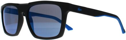 Lacoste Rechthoek Heren Mat Zwart Blauw L957S
