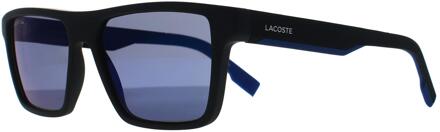 Lacoste Rechthoek Heren Mat Zwart Blauw L998S