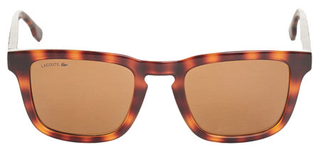 Lacoste Rechthoekige acetaat zonnebril L951SRG heren Bruin
