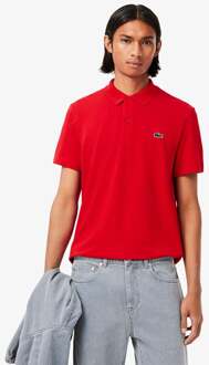 Lacoste Regular Fit Blend Knit Polo Heren-Rood - S,L
