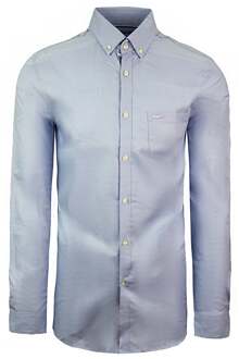 Lacoste Regular Fit Heren Blauw Overhemd - M/L