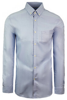 Lacoste Regular Fit Heren Blauw Overhemd