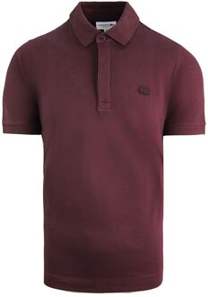 Lacoste Regular Fit Heren Bourgondisch Polo Shirt Bourgogne