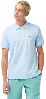 Lacoste regular fit polo lichtblauw - M