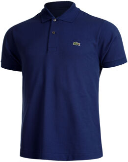 Lacoste regular fit polo marine Blauw - S