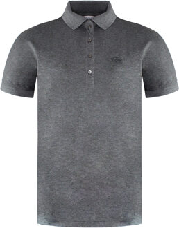 Lacoste Relaxed Fit Dames Grijs Poloshirt - maat S